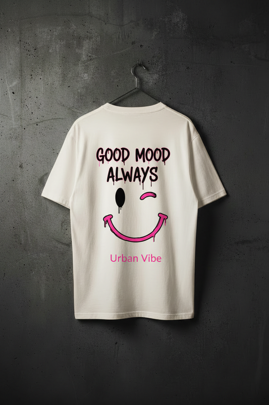 GOOD MOOD ALWAYS Oversized Shirt