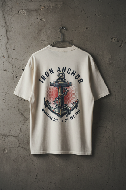 IRON ANCHOR Oversized Shirt