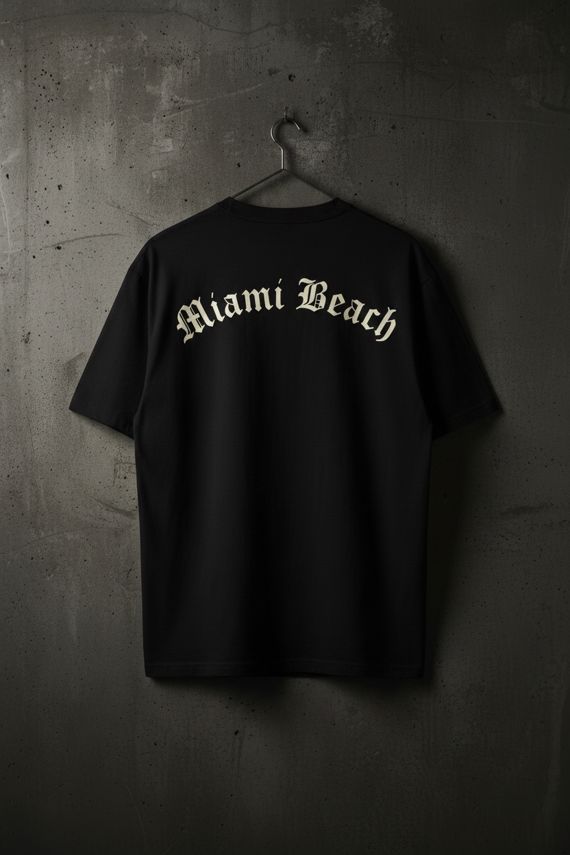 MIAMI BEACH Oversized Shirt