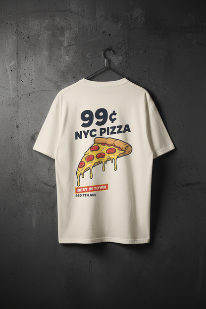 NYC PIZZA Oversized Shirt