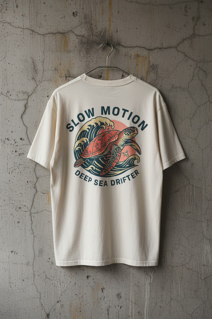 SLOW MOTION Oversized Shirt