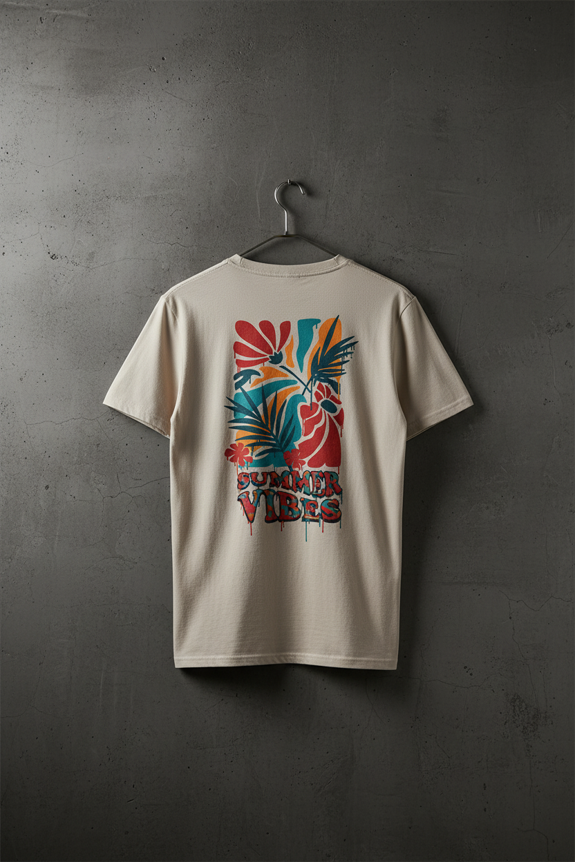 SUMMER VIBES Basic Shirt Unisex